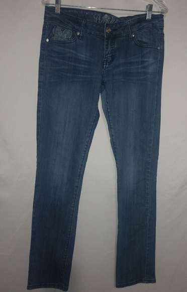 Premiere 5 6 Bling Pocket Straight Jeans - Picture 2 of 7